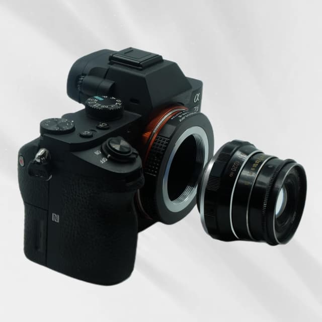 Detalle 2 de PHOLSY manueller Objektivadapter für Leica L39/M39/LTM-Objektive auf Sony E (NEX) Kameras