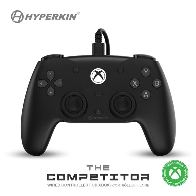 Thumbnail 6 de Hyperkin The Competitor Wired Controller (Officially Licensed) for Xbox Series X|S, Xbox One & PC — White