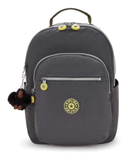 Detalle de Kipling Seoul S Mochila pequeña gris