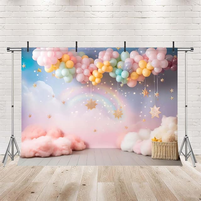 Thumbnail 1 de MEHOFOND 7x5ft Birthday Photo Backdrop