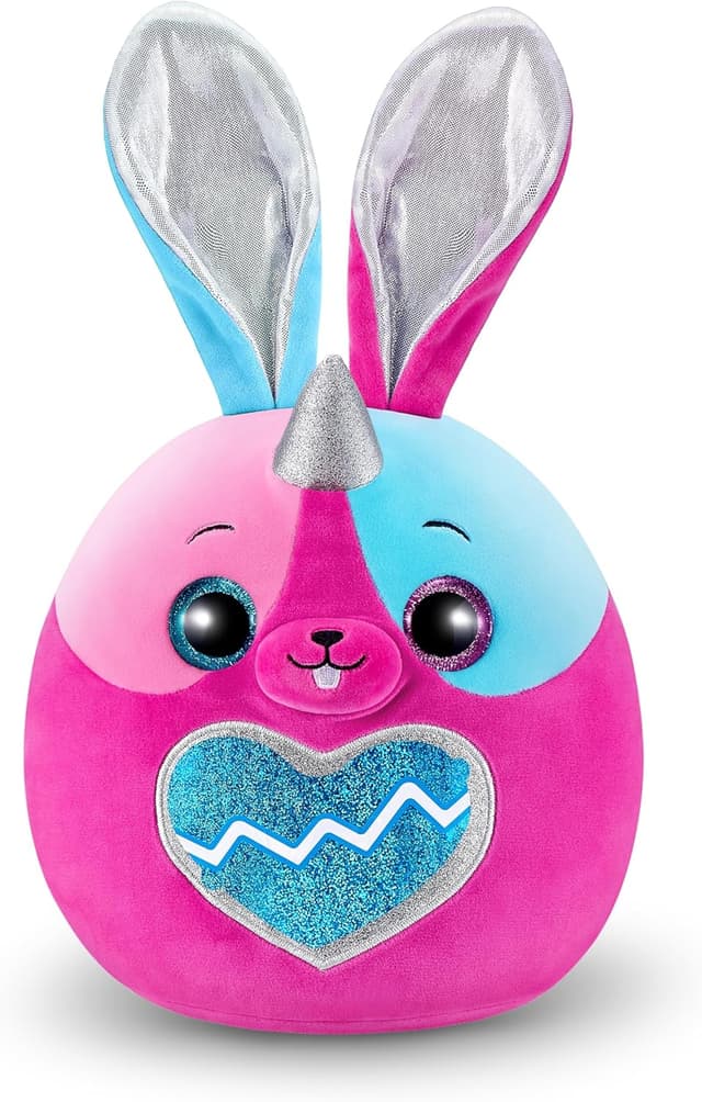 Detalle 2 de Rainbocorns Eggzania Surprise Mania Bunnycorn – Plüschtier mit über 20 Überraschungen und Zubehör