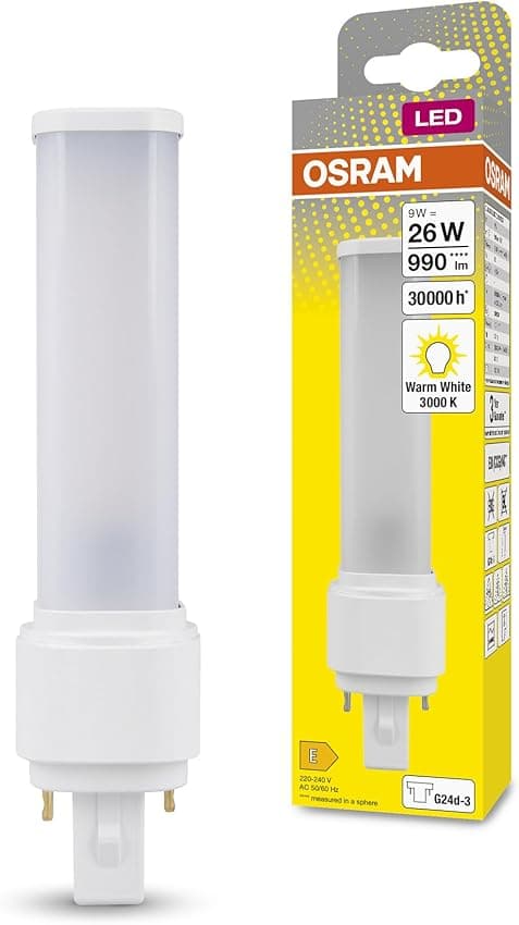Detalle de OSRAM DULUX D/E 18 LED 7W, 770 lm blanco frío