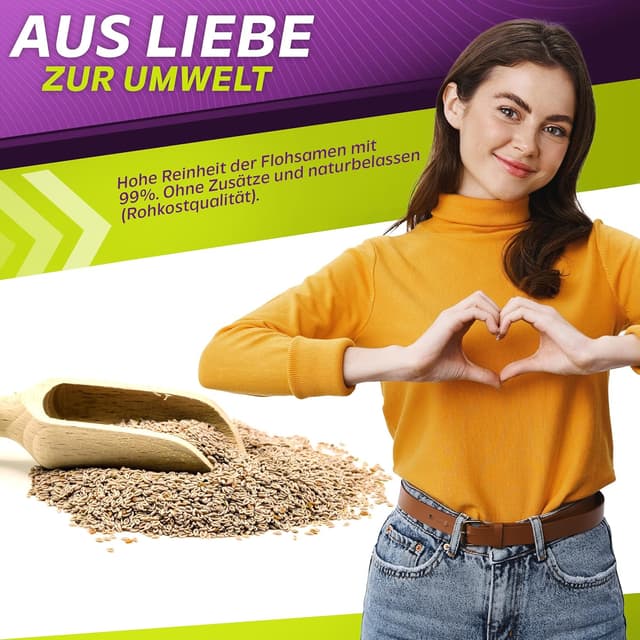 Thumbnail 3 de Vita2You Flohsamen 1 kg 99% Reinheit đ±