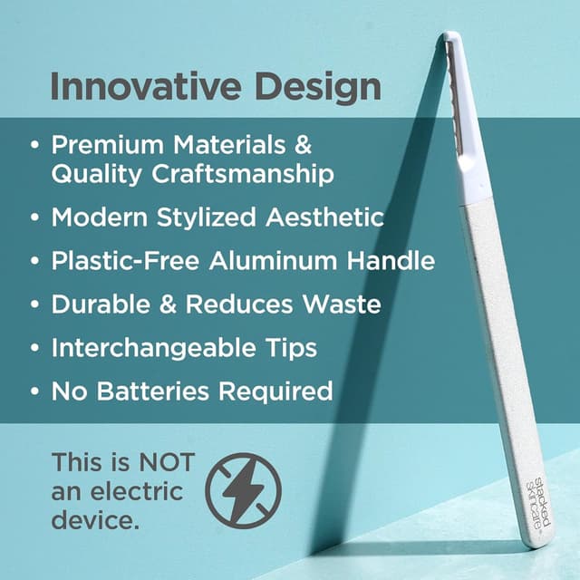 Detalle 2 de Dermaplaning Tool razor for smoother skin