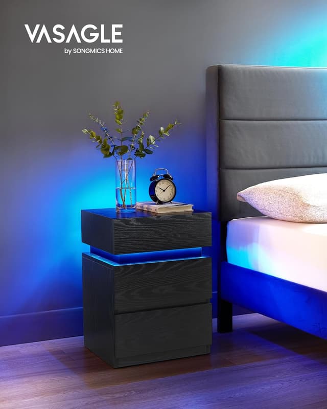 Thumbnail 3 de VASAGLE KAILYN LET630T56 comodino 35x40x55 cm