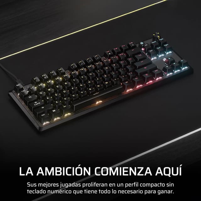 Detalle 2 de Corsair K70 Core TKL RGB Teclado mecánico Tenkeyless