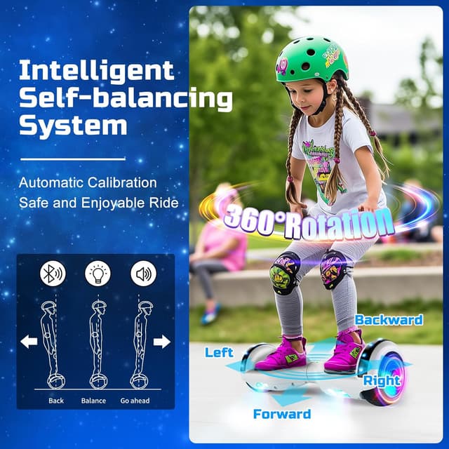 Thumbnail 1 de YHR Hover Borad 6,5 Pollici LED Bluetooth