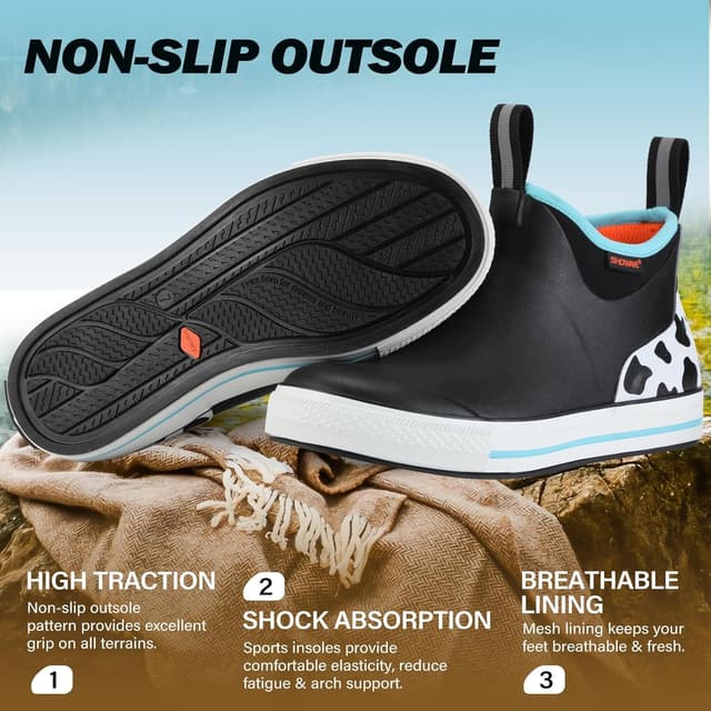 Thumbnail 5 de Showave Women's 6-inch Ankle Deck Boots Waterproof 🌧