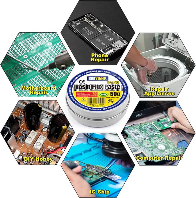 Thumbnail 4 de BEEYUIHF Colophane Pâte de flux 50g