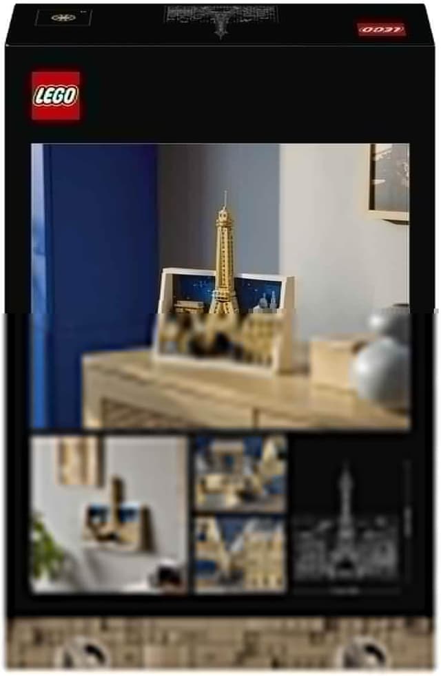 Detalle 2 de LEGO Architecture Paris 3D wall art 21064