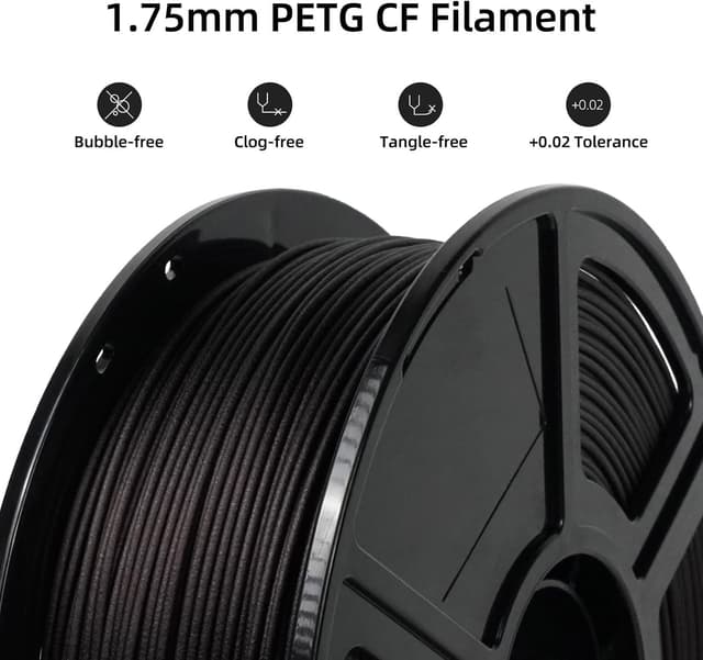 Thumbnail 1 de FLASHFORGE PETG CF 3D Printer Filament 1.75mm for Strong Functional Parts