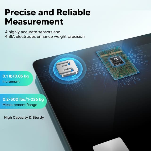 Thumbnail 3 de arboleaf Körperfettwaage 226kg 📟