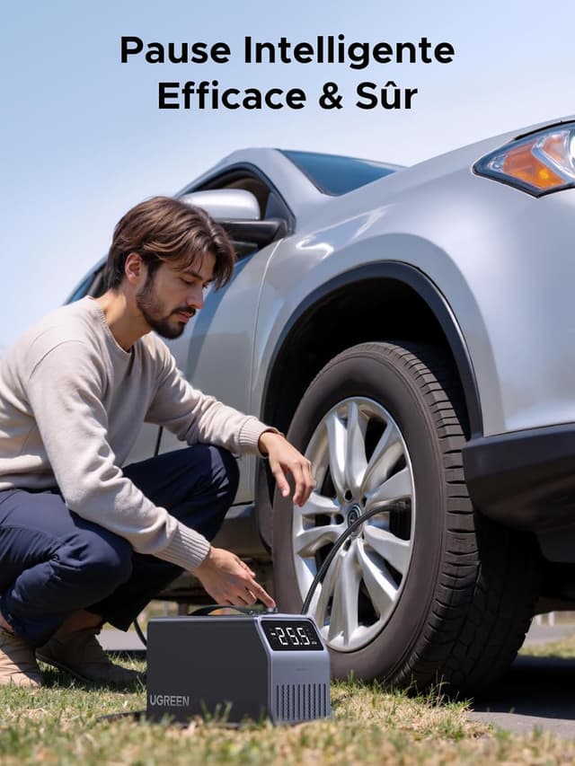 Thumbnail 3 de UGREEN Compresseur 150 PSI pour voiture