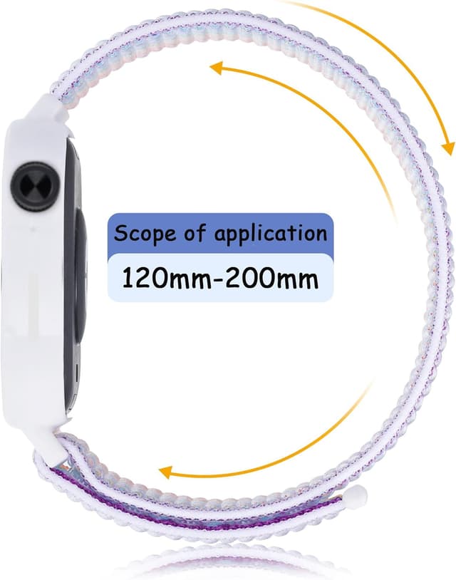 Detalle de Keecuty Nylon-Armband für Huawei Watch Fit 3 – verstellbares Sport-Uhrenband