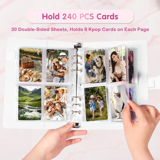 Detalle 2 de A5-Album Binder mit 240 Kartenfächern