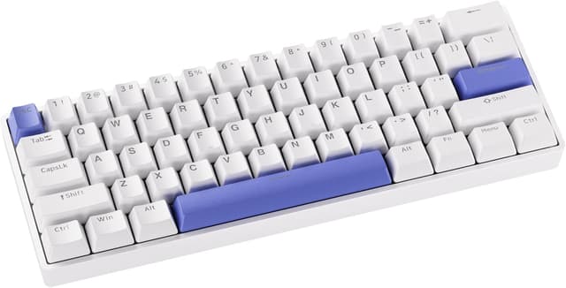 Thumbnail 6 de DrunkDeer G60 Rapid Trigger mechanische Gaming-Tastatur (TKL, 60% Layout, Magnetschalter) – Weiß