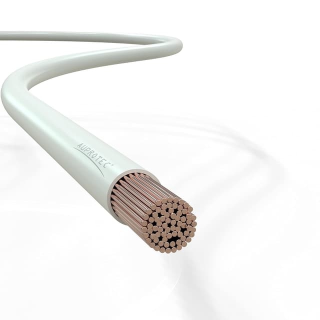 Detalle 2 de AUPROTEC Câble unipolaire FLRY-B 1,5 mm² en anneau (10 m) blanc