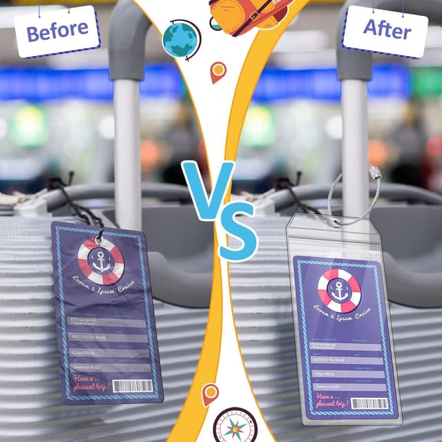 Thumbnail 5 de Kofferanhänger Kreuzfahrt 18x8,9 cm