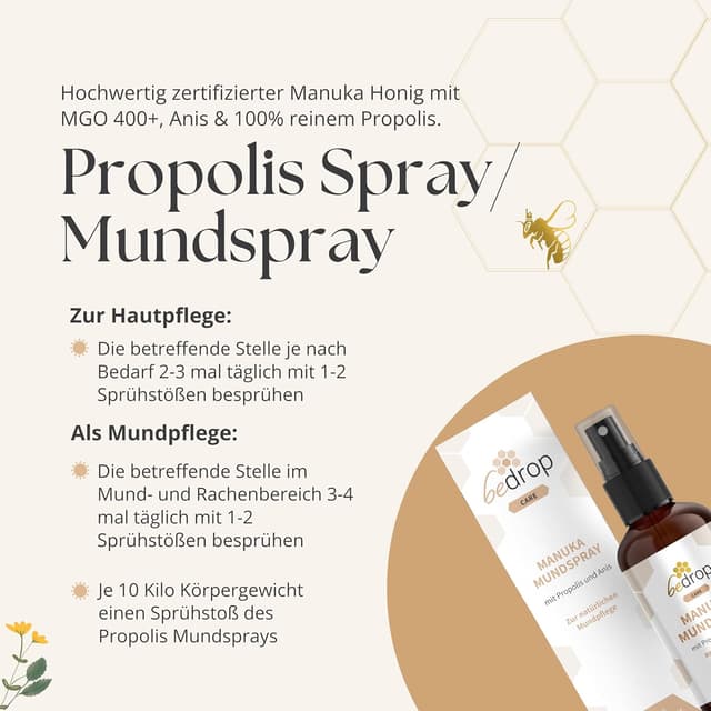 Thumbnail 4 de bedrop Manuka Propolis Halsspray 30ml