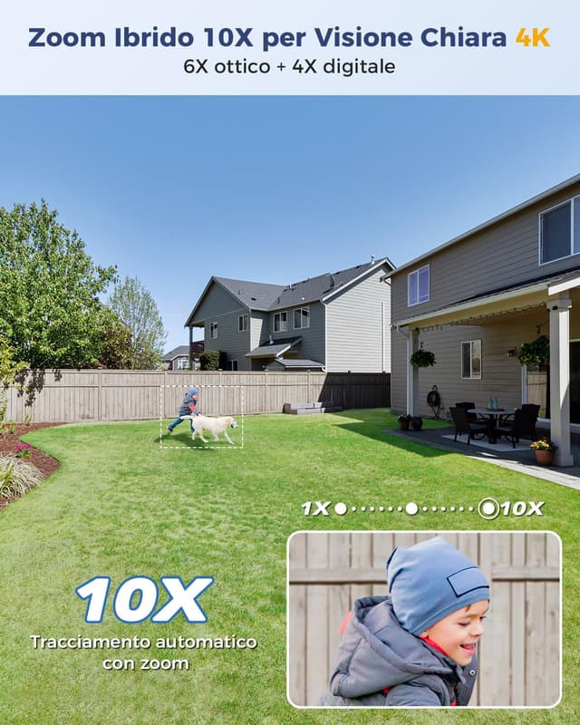 Detalle de Ctronics 10X Zoom Ibrido 4K Wi-Fi, 256GB
