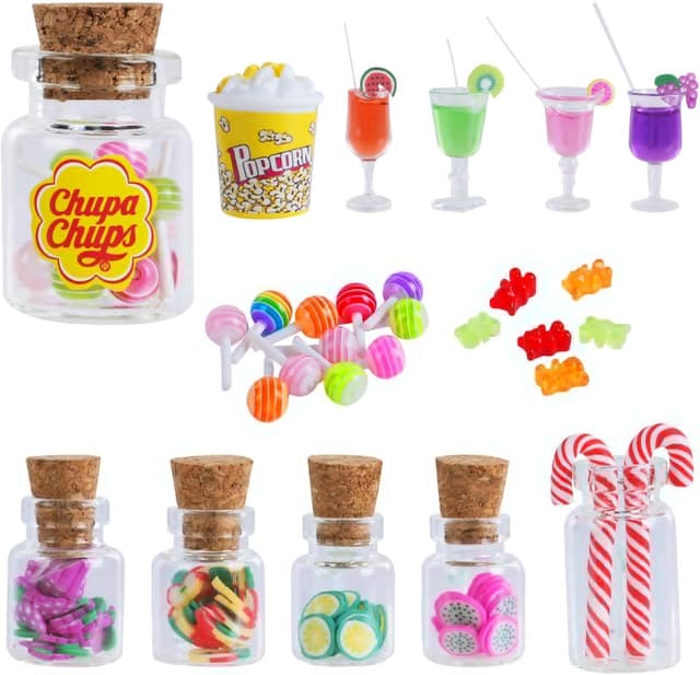 Detalle de Aolso maison de poupée miniatures, 14 pièces