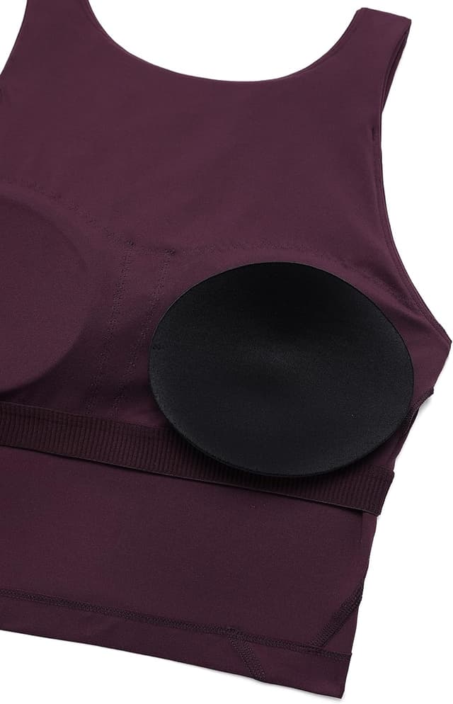 Detalle 2 de CRZ YOGA Butterlux: reggiseno sport con collo alto e schiena a U