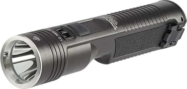 Detalle 2 de Streamlight Stinger 2020 Rechargeable Flashlight (2000-Lumen) with 120V AC/12V DC 1-Holder Charger, Blue
