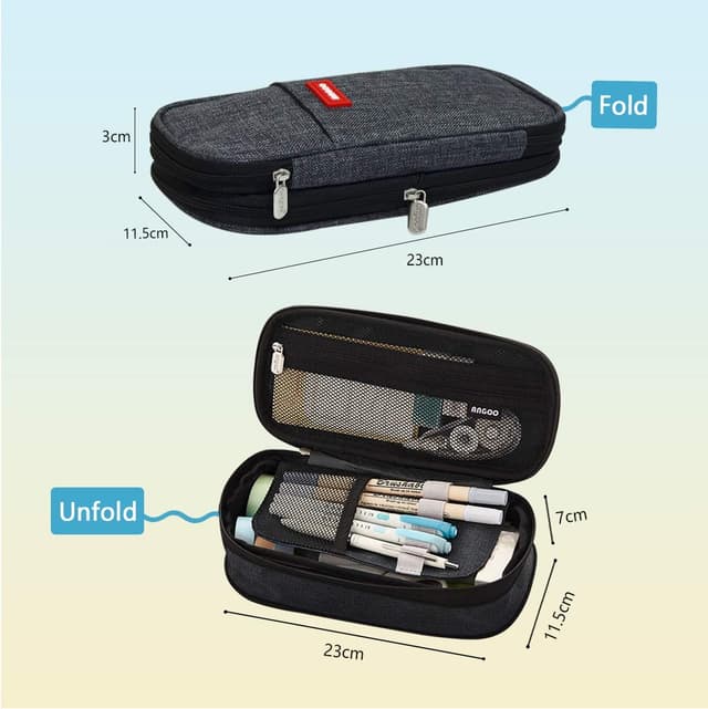 Thumbnail 1 de Coolzon Astuccio scolastico estensibile grande capacità