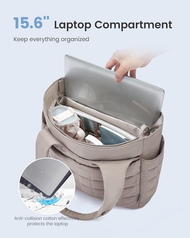 Detalle 2 de LOVEVOOK Shopper Tasche 15,6 Zoll Laptopfach