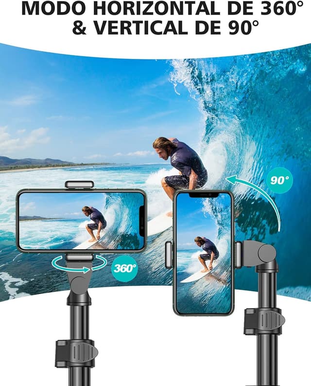 Thumbnail 2 de CIRYCASE 142cm trípode para móvil