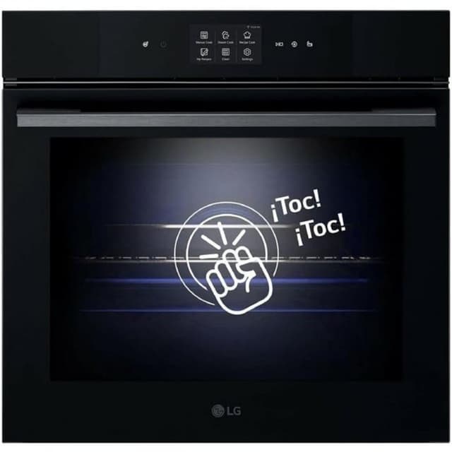 Detalle de Horno LG WS9D7672WM con pirólisis, 76 L y 60 cm, clase A++ en negro