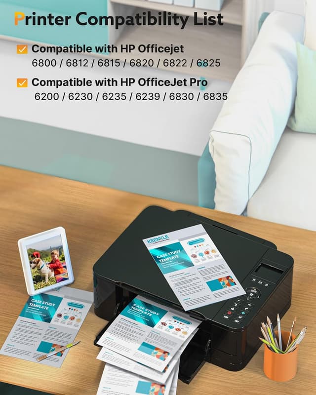 Detalle de KEENKLE 934XL/935XL cartucce compatibili HP 4-Pack (Nero Ciano Magenta Giallo) per OfficeJet Pro