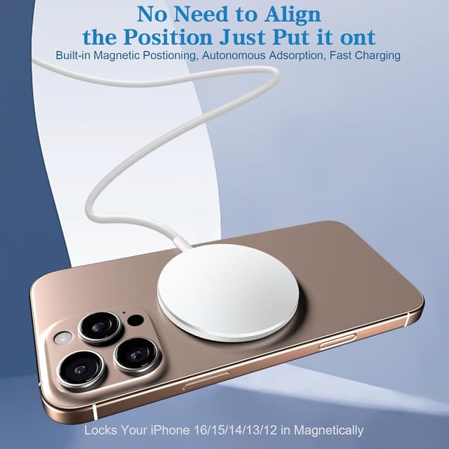 Thumbnail 6 de Magnetic Wireless Charger 2Pack 10FT 15W