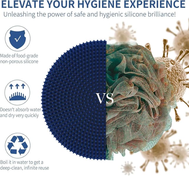 Thumbnail 1 de BEAUTAIL Silicone Body Scrubber 2 Pack