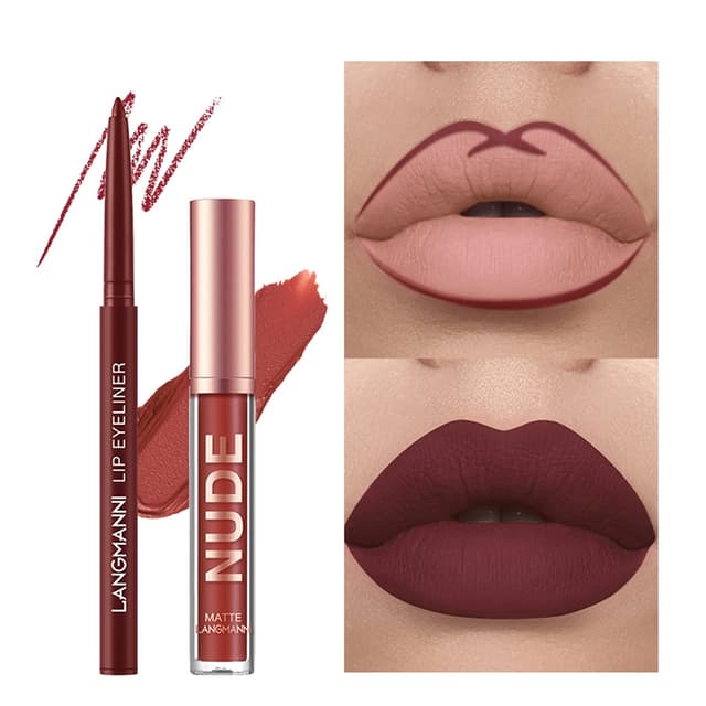 Detalle de BestLand 12Pcs matte liquid lip set