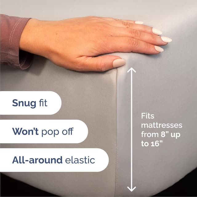 Detalle de Queen 6-Piece Sheet Set 16-inch pockets