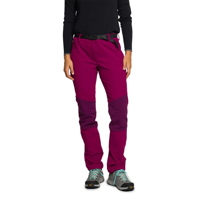 Detalle de Trangoworld Dunai v02: pantalón largo técnico de mujer con nylon reciclado Free4move