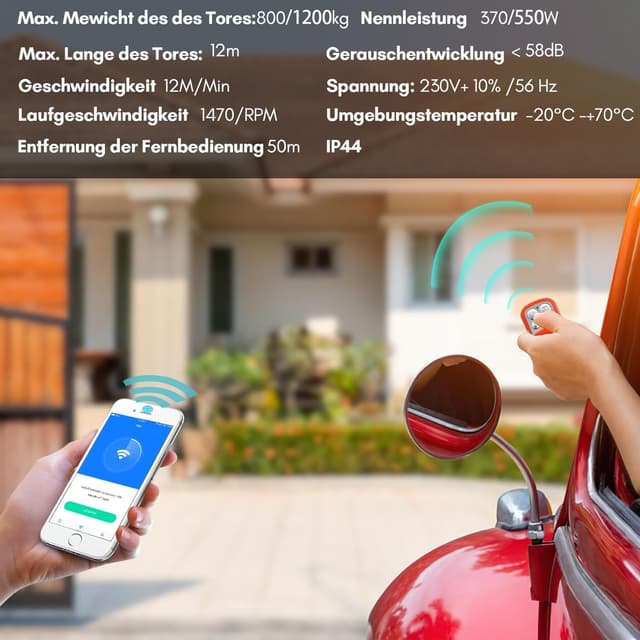Thumbnail 1 de Fiqops 550W motor puerta corredera 1200KG