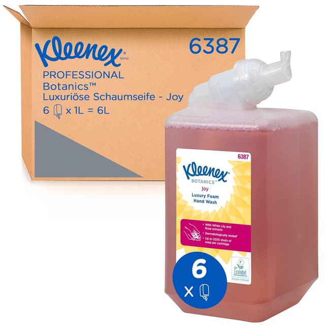 Detalle de Kleenex Botanics Joy 6387 Jabón espuma lujo 1 L