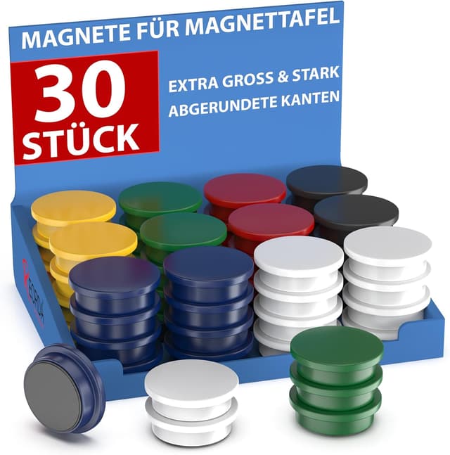 Detalle de REORDA Magnete stark 30x für Whiteboard