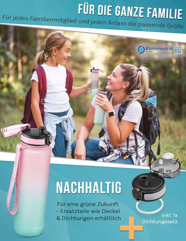 Thumbnail 5 de My Vesperbox Trinkflasche 1000ML für Kinder 📪