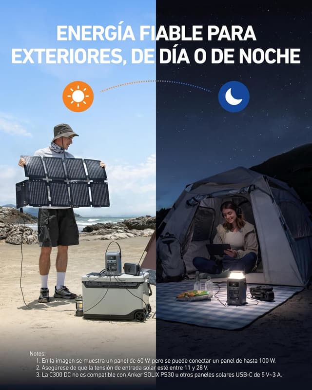 Thumbnail 4 de Anker SOLIX C300 DC Power Bank Station estación de energía