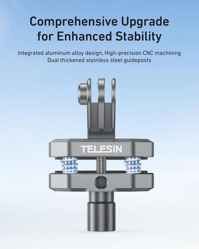 Thumbnail 5 de TELESIN Soporte aluminio para parabrisas 360°