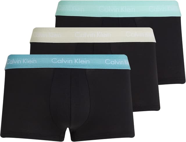 Thumbnail 6 de Calvin Klein Low Rise Trunk 3pk Bóxer Negro para Hombre 🖤