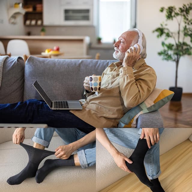 Detalle 2 de Niorasen diabetic socks for swollen feet