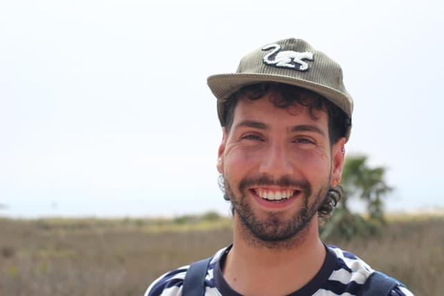 Detalle de Surf Monkey casquette baseball en velours côtelé à visière plate (snapback, taille unique)