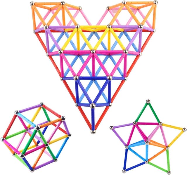 Thumbnail 3 de Beicarin Set di 310 mattoncini magnetici 🧩