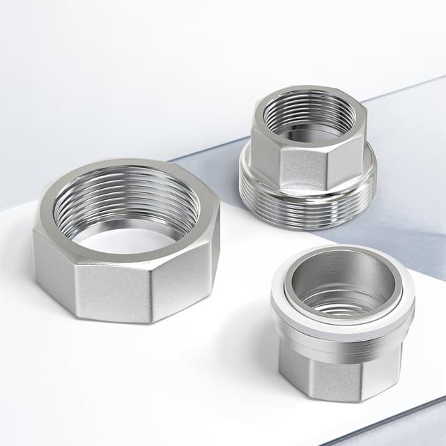 Thumbnail 6 de 304 Edelstahl Rohrverschraubung 1/2 BSP