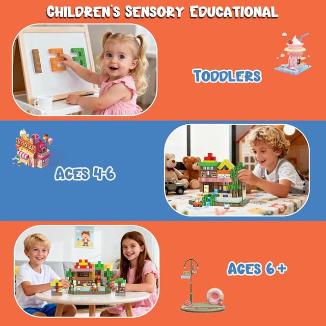 Detalle de Kryzomat Magnetische Bausteine mit 150 Teilen (3+ Jahre) – magnetische Blöcke im Set für kreative Tierwelten