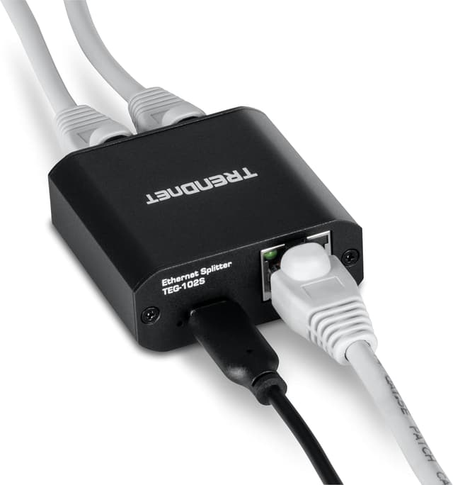 Thumbnail 6 de TRENDnet TEG-102S Gigabit Ethernet Splitter with USB‑C 2 📡